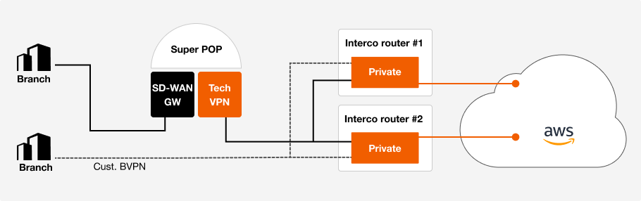 Description of the Private Connectivity architecture