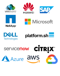 logos des partenaires Cloud